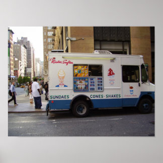 Poster Camion à glace NYC