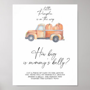 Poster camion citrouille - quelle taille est le jeu du ve