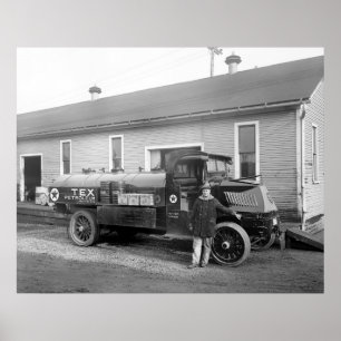 Poster Camion de compagnie, les années 1900 tôt