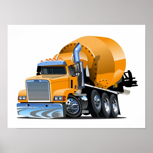 Poster Camion de dessin (Devant)