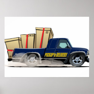 Poster Camion de dessin