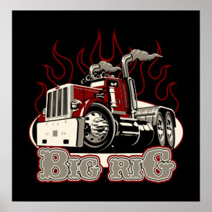 Poster Camion de dessin