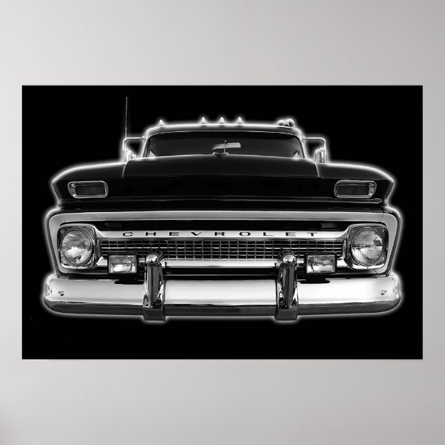 Poster Camion de ramassage Chevy (Devant)