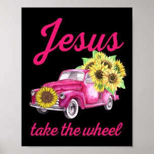Poster Camion de sensibilisation au cancer du sein Jésus 