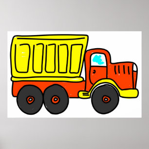 Poster Camion de vidange