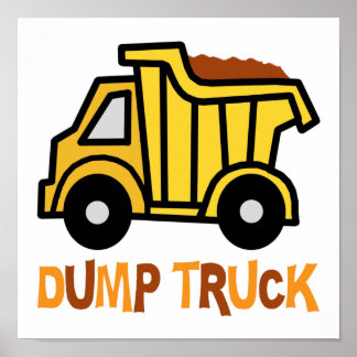Poster Camion de vidange