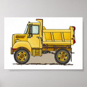Poster Camion de vidange
