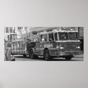 Poster Camion d'incendie