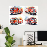 Camion feu rouge