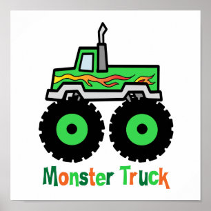 Poster Camion Green Monster