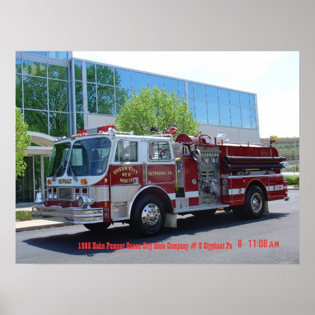 Poster Camion Hahn 1985 (Devant)