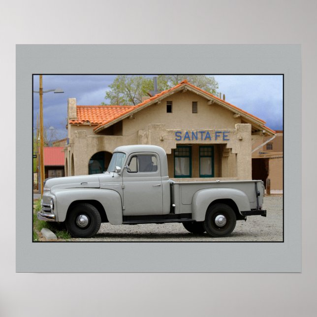 Poster Camion international L-110 Père Noël Fe Depot (Devant)