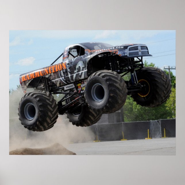 Poster Camion Monteur Rammunitions Imprimer (Devant)