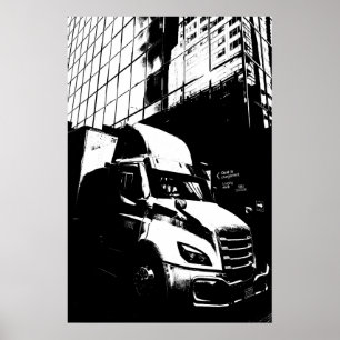 Poster Camion Poid Lourd Posterisé à Montréal Canada