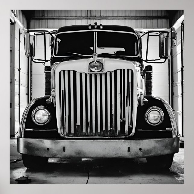 Poster Camion vintage (Devant)