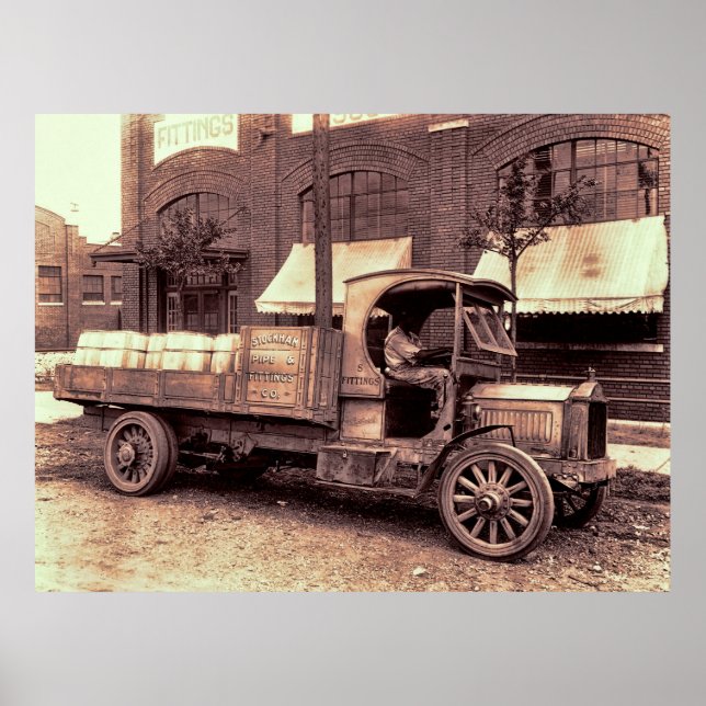 Poster CAMION vintage - 1919 (Devant)