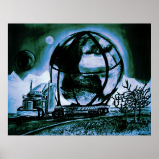 Poster Camionnage La Mixta