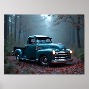 Poster Camionnette Classique