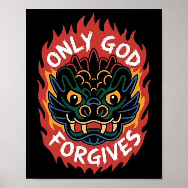 Poster Camiseta Sólo Dios Perdona1 (Devant)