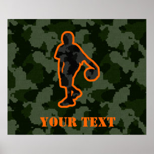 Poster Camo Basketball