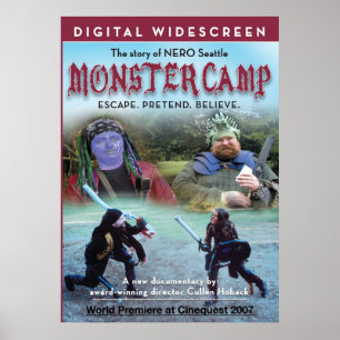 Poster Camp de monstre