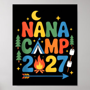 Poster Camp de Nana 2027 vacances familiales équipage de