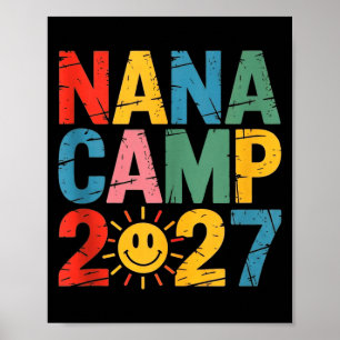 Poster Camp de Nana 2027 vacances familiales équipage de