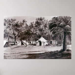 Poster Camp de seigneur Wolseley's chez Korti