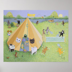 Poster Camp de vacances