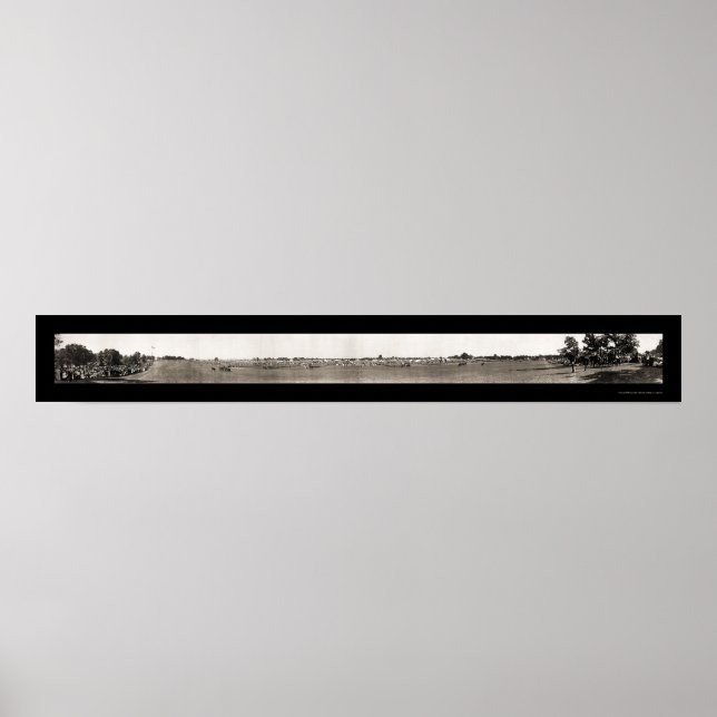 Poster Camp Deneen Elgin Photo 1909 (Devant)