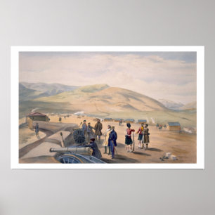 Poster Camp des montagnes de brigade, plat 'de Seat de