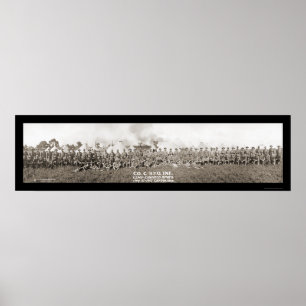 Poster Camp d'infanterie canton Photo OH 1917