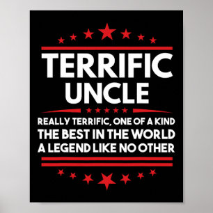 Poster Campagne de l'oncle formidable 2025 Donald Trump I