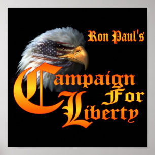 Poster Campagne de Ron Paul pour l'OEIL d'Eagle de