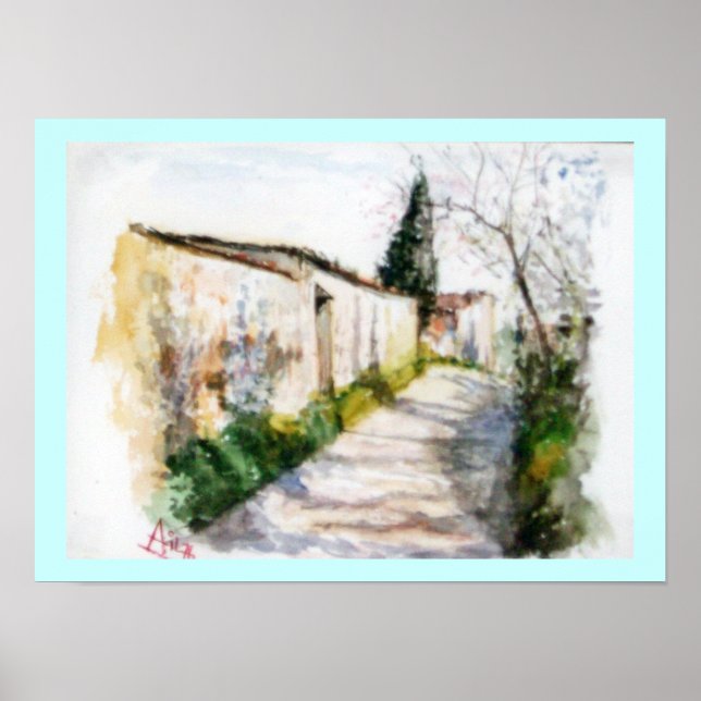 POSTER CAMPAGNE DE TOSCANE (Devant)