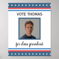 campagne électorale étudiante avec photo USA