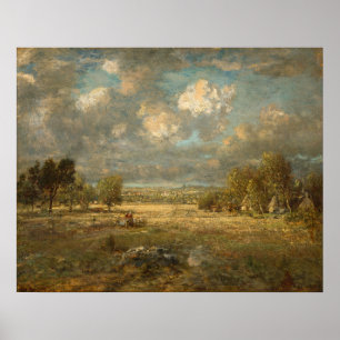 Poster Campagne en Picardie, Théodore Rousseau