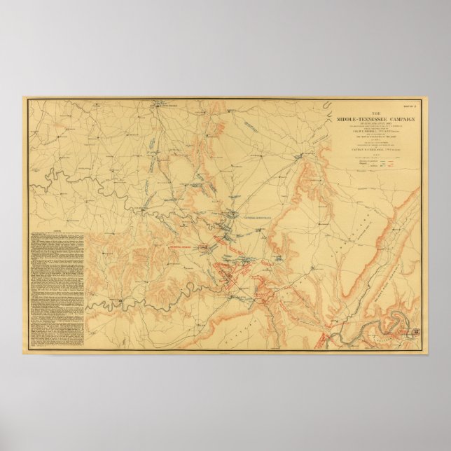 Poster Campagne médiane du Tennessee (Devant)