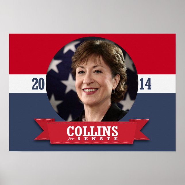 POSTER CAMPAGNE SUSAN COLLINS (Devant)