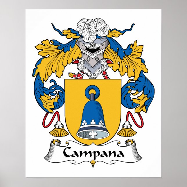 Poster Campana Family Crest (Devant)