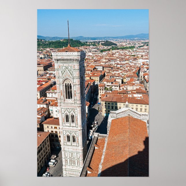 Poster Campanile de Giotto - Florence, Toscane, Italie (Devant)