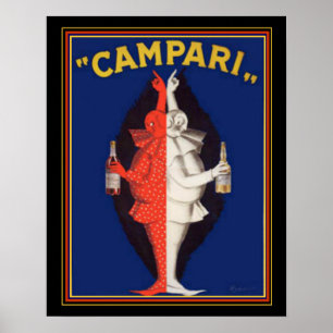 Poster 'Campari' 1921 Annonce de Leonetto Cappiello - 16x