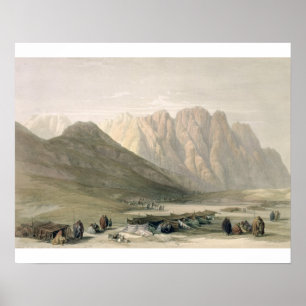 Poster Campement de l'Aulad-Said, Mont Sinaï, février