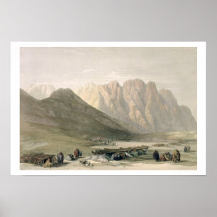 Poster Campement du l'Aulad-Dit, mont Sinaï, Februar
