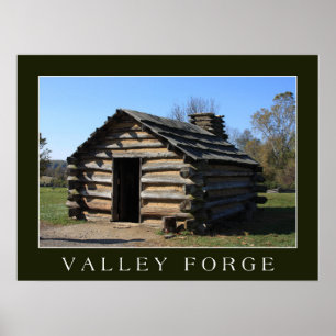 Poster Campement Valley Forge