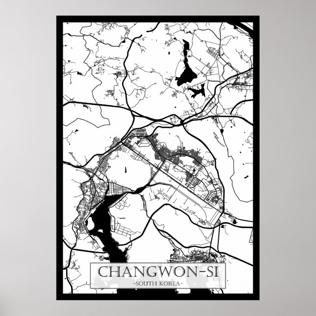 Poster Campinas Brazil City Map (Devant)