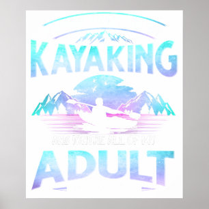 Poster Camping - Problèmes de vieil homme.