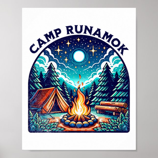Poster Camps Runamok Musical Playing Tee For Youth Kids M (Devant)