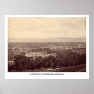 Poster Campus de Cal Berkeley Photo 1888