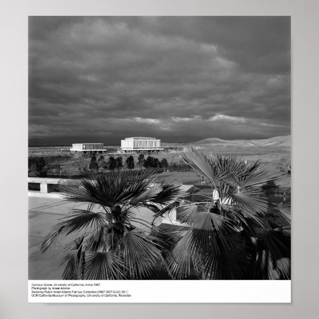 Poster Campus Scene, UC Irvine, 1967 (Devant)